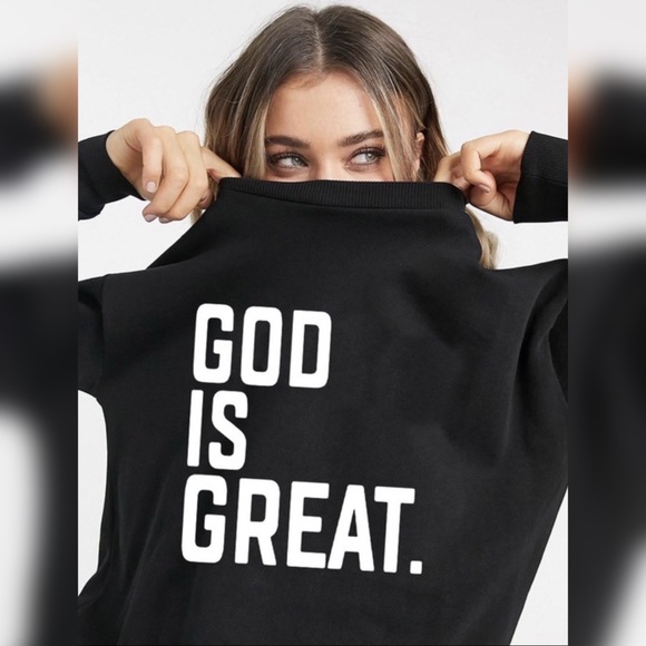God is Great Baddie Sweater - Picture 3 of 3